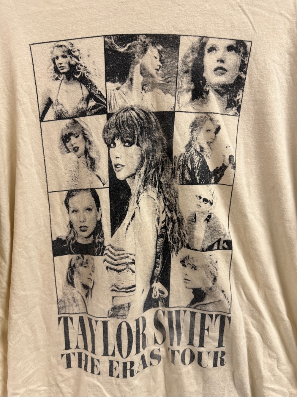 Taylor Swift Beige Graphic Photo Collage Tee - Picture 3 of 7